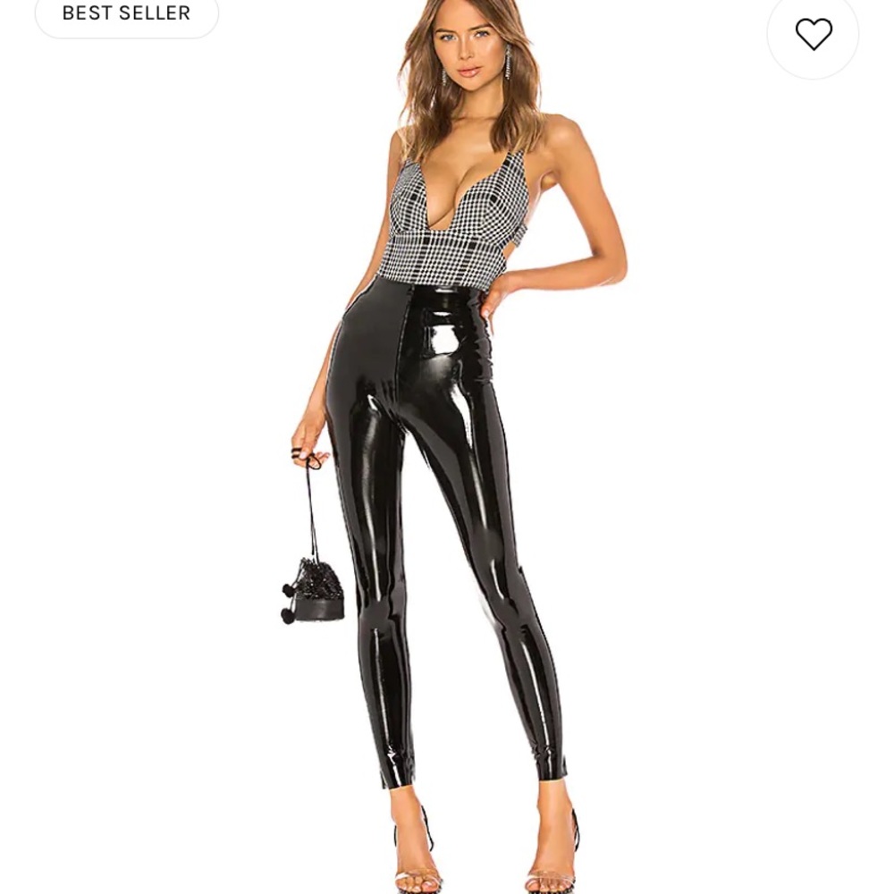 Commando Oil-Slick Black Perfect Control Patent Leather Legging